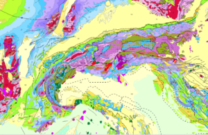 Mapa Geológico Internacional da Europa e Áreas Adjacentes 1:5 Milhões ...