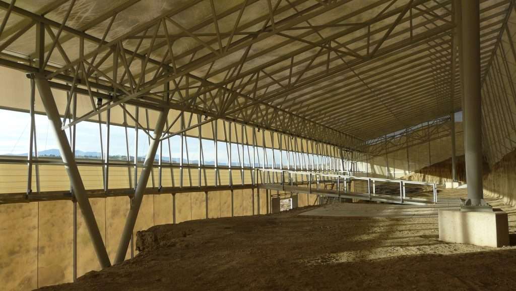 Interior del Centro Paleontológico Fonelas P-1.