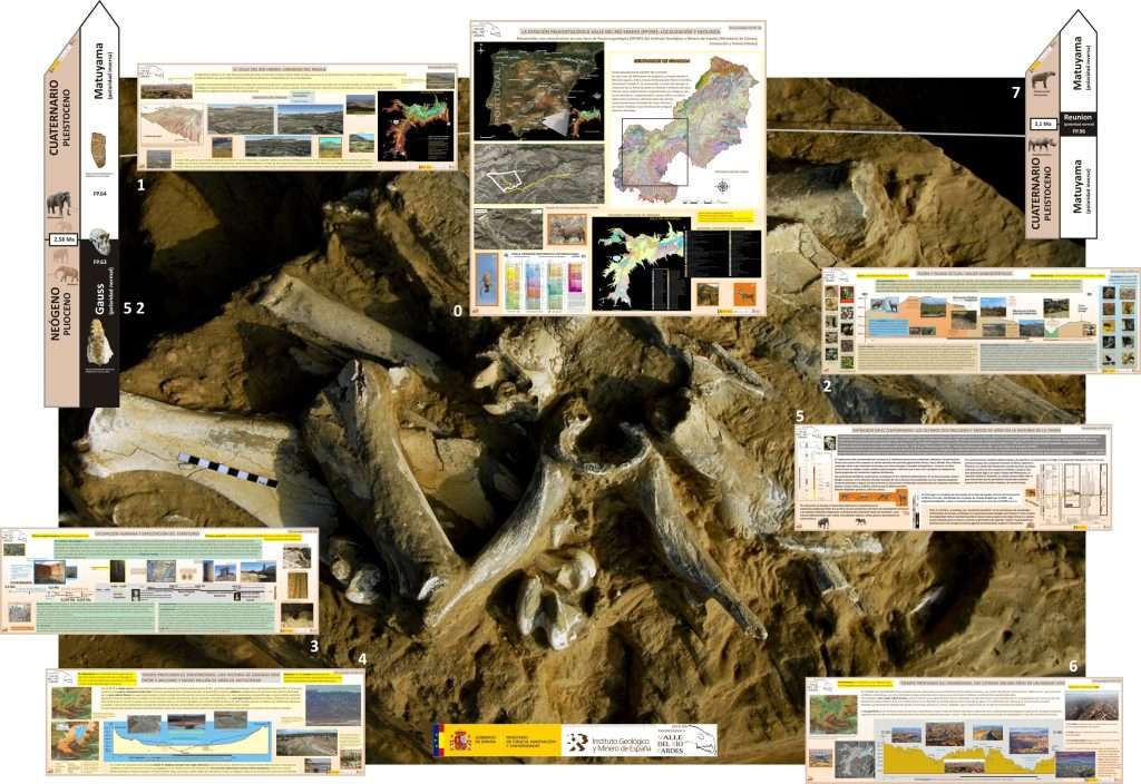 Ruta geológica Estación Paleontológica Valle del río Fardes en Fonelas