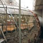 as vidrieras interiores fueron restauradas en el año 2001