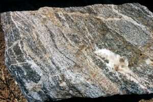 Banded meta-gabbros of the Mérida ophiolite
